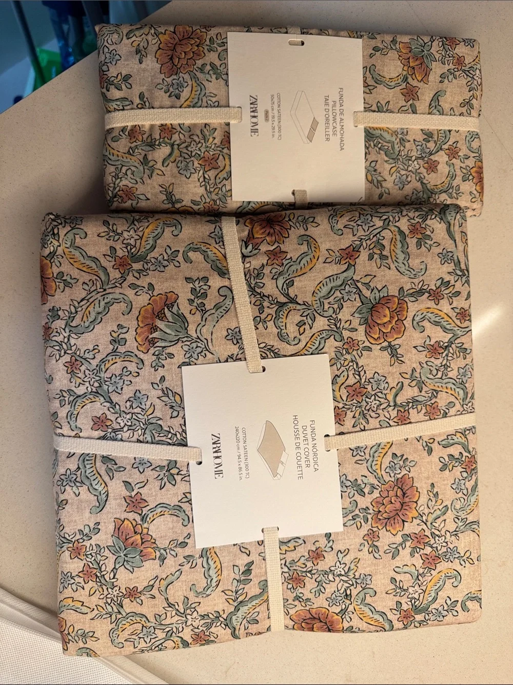 Zara Floral Duvet Cover and Sham Set